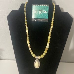 Jay King authentic necklace with sterling silver matching pendant